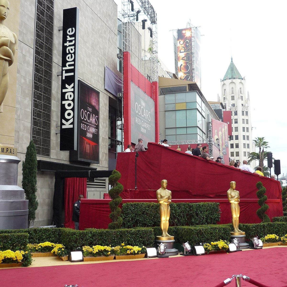 Academy Awards red carpet at the Kodak Theatre