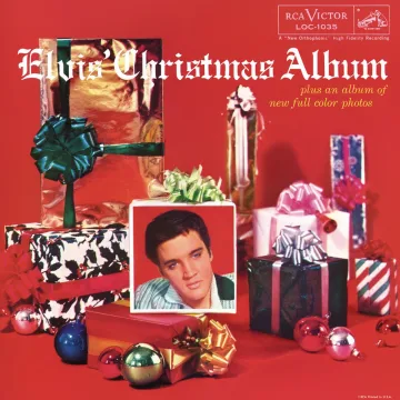 Elvis' Christmas Album cover art