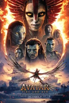 Avatar: Fire and Ash cover art