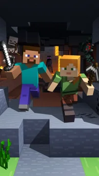 Minecraft cover art