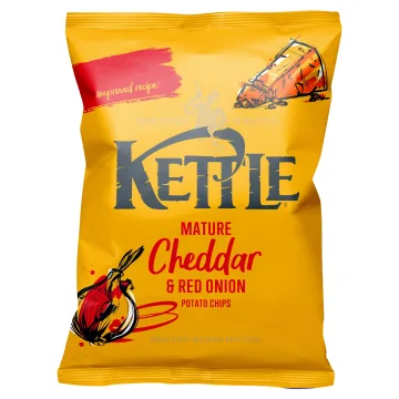Kettle Mature Cheddar & Red Onion cover art